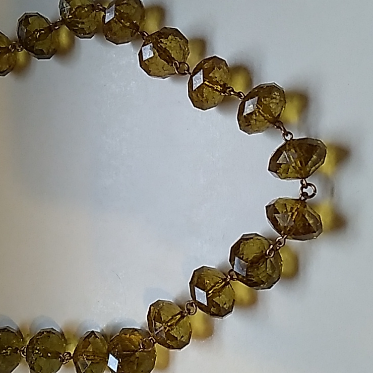 Vintage Precious Stone Bead Necklace